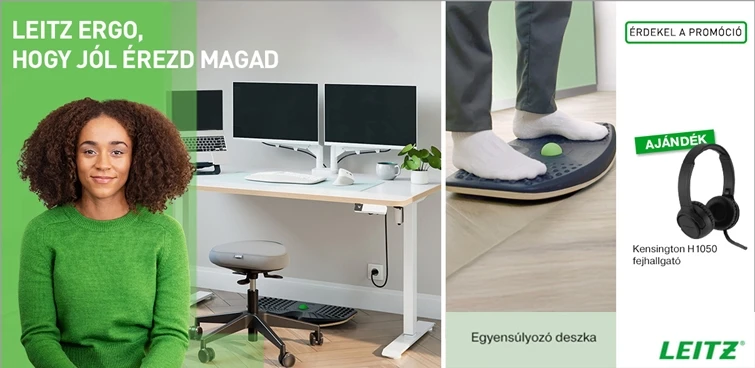 Leitz Ergo ergonómiai termékek promóciója!