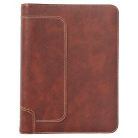 Saturnus gyűrűs kalend. műbőr M227-001 barna (2026 évi)