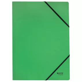 Recycle karton gumis mappa A/4 zöld 39080055_pr_rec