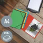 Recycle karton gumis mappa A/4 zöld 39080055_pr_rec