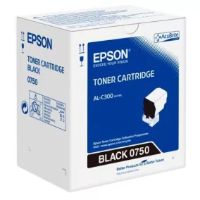   Epson Workforce AL-C300 Black lézertoner eredeti 7,3K C13S050750