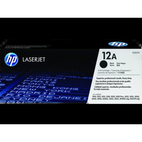 HP Q2612A No.12A Black lézertoner eredeti 2K