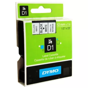 Dymo S0720530 (45013) D1 12mm*7m fek/feh kazetta