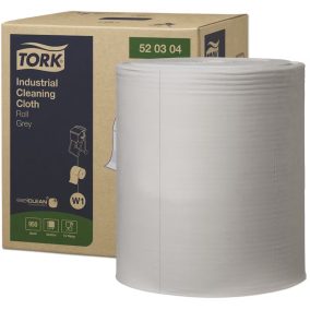   TORK 520304 ipari tisztítókendő szürke 1réteg 38cm átmérő