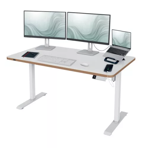 Leitz Ergo elektromos ülő-álló asztal felállásra emlékez140x80 67730001