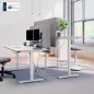   Leitz Ergo elektromos ülő-álló asztal felállásra emlékez140x80 67730001
