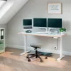 Leitz Ergo elektromos ülő-álló asztal felállásra emlékez140x80 67730001