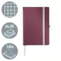 STYLE jegyzetfüzet A/5 kockás gránátvörös 44861028