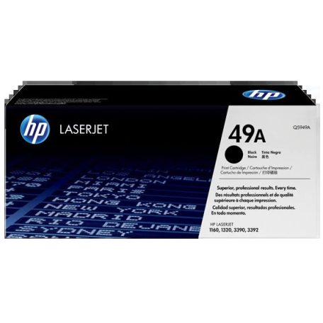 HP Q5949A No.49A Black lézertoner eredeti 2,5K