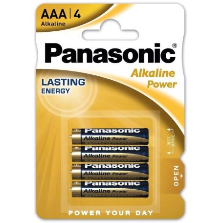 Elem Panasonic Alkaline Power mikro AAA (4db/bliszt) alkáli