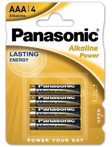 Elem Panasonic Alkaline Power mikro AAA (4db/bliszt) alkáli