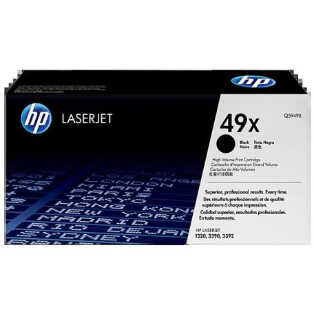 HP Q5949X No.49X Black lézertoner eredeti 6K