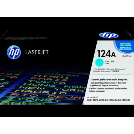 HP Q6001A No.124A Cyan lézertoner eredeti 2K