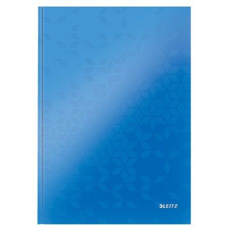 WOW Lakkfényű beírókönyv A/4 vonalas 46251036 kék