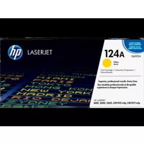 HP Q6002A No.124A Yellow lézertoner eredeti 2K
