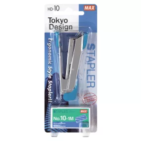Tűzőgép Max HD-10K kék (bliszt+ kapocs)