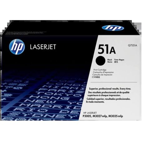 HP Q7551A No.51A Black lézertoner eredeti 6,5K