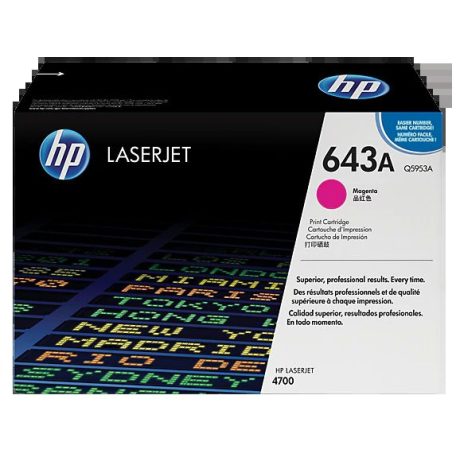 HP Q5953A No.643A Magenta lézertoner eredeti 10K