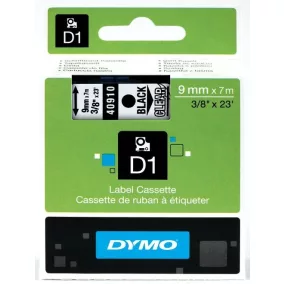 Dymo S0720670 (40910) D1 9mm*7m fek/vízt kazetta