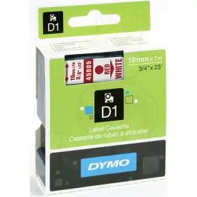 Dymo S0720850 (45805) D1 19mm*7m pir/feh kazetta