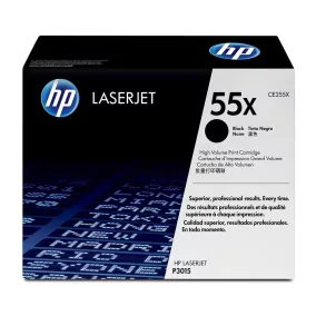 HP CE255X No.55X Black lézertoner eredeti 12,5K