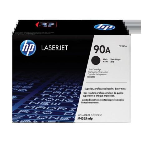 HP CE390A No.90A Black lézertoner eredeti 10K