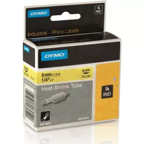 Dymo S0718270 Zsugorcső 6x1,5 fek/sár átm1,18-2,33