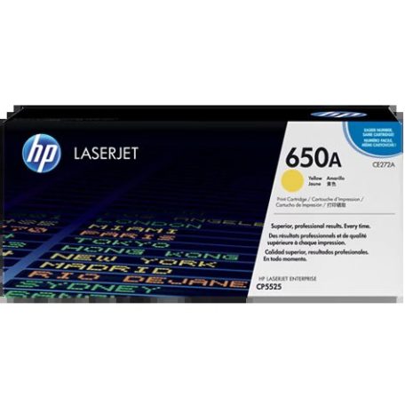 HP CE272A No.650A yellow lézertoner eredeti 15K