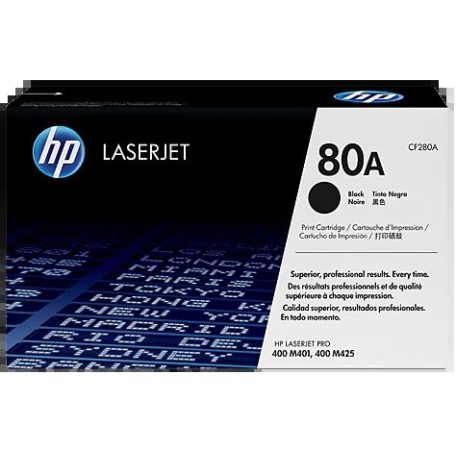 HP CF280A No.80A Black lézertoner eredeti 2,7K