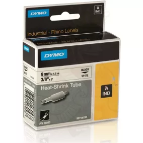 Dymo S0718280 Zsugorcső 9x1,5 fek/feh átm1,73-3,73