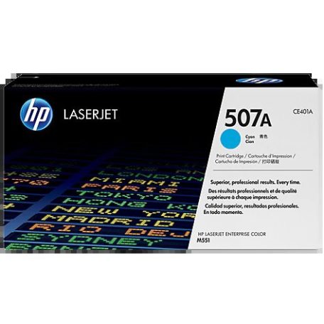 HP CE401A No.507A Cyan lézertoner eredeti 6K