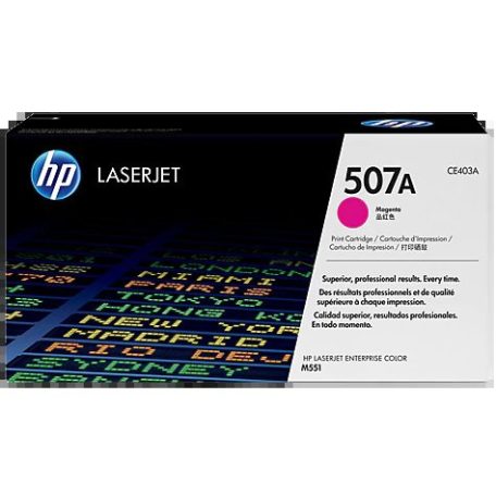 HP CE403A No.507A Magenta lézertoner eredeti 6K