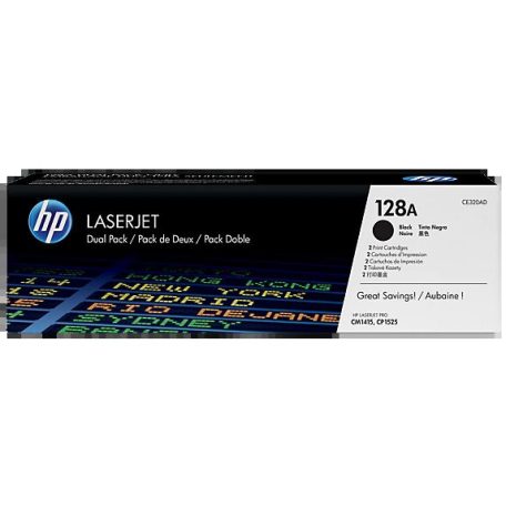 HP CE320AD No.128A Black Dupla lézertoner eredeti 