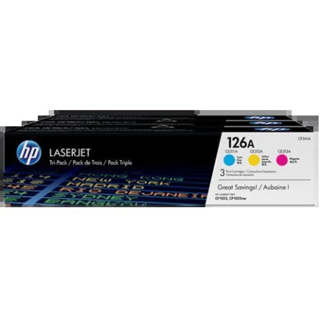 HP CF341A No.126A CE311A + CE312A + CE313A Multipack