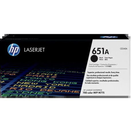 HP CE340A No.651A Black lézertoner eredeti 13,5K