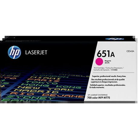 HP CE343A No.651A Magenta lézertoner eredeti 16K