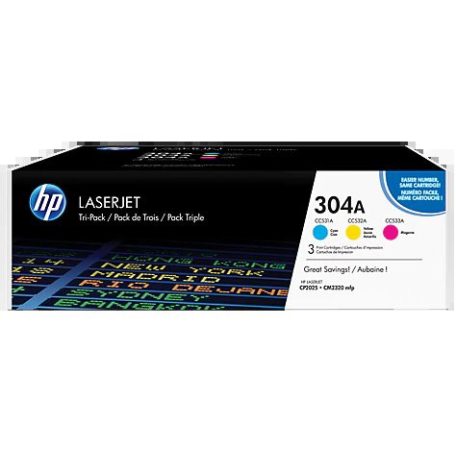 HP CF372AM No.304A CC531A + CC532A + CC533A Multipack