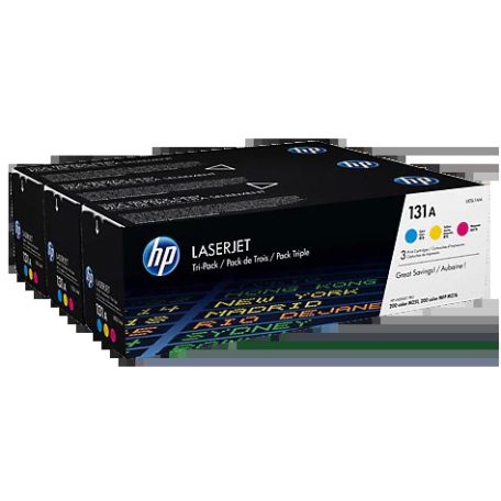 HP U0SL1AM No.131A CF211A + CF212A + CF213A Multipack