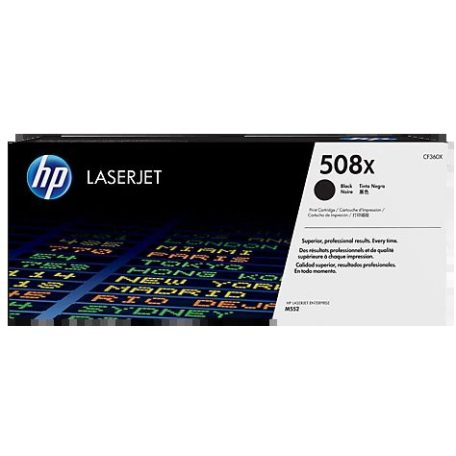 HP CF360X No.508X Black lézertoner eredeti 12,5K