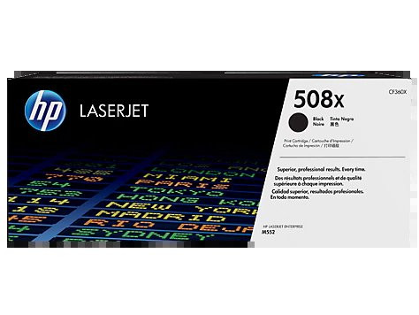 HP CF360X No.508X Black lézertoner eredeti 12,5K