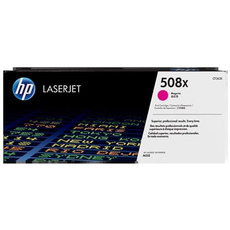 HP CF363X No.508X Magenta lézertoner eredeti 9,5K