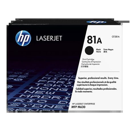 HP CF281A No.81A Black lézertoner eredeti 10,5K