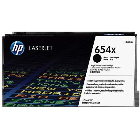 HP CF330X No.654X Black lézertoner eredeti 20,5K