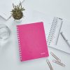 WOW spirálfüzet A/5 kockás 46410023 rózsa