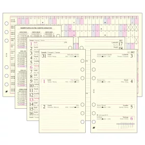 Saturnus naptár betét heti 2026 (sárga) M311