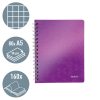 WOW spirálfüzet A/5 kockás 46410062 lila 