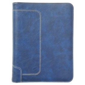 Saturnus gyűrűs kalend. műbőr L227-004 kék (2026 évi)