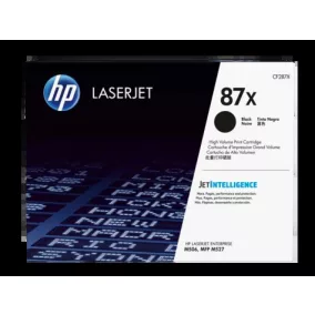 HP CF287X No.87X Black lézertoner eredeti 18K
