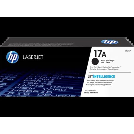 HP CF217A No.17A Black lézertoner eredeti 1,6K