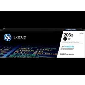 HP CF540X No.203X Black lézertoner eredeti 3,2K